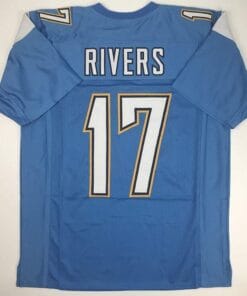Philip Rivers Jersey Los Angeles Chargers Custom Throwback Football