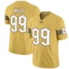 Rylie Mills Jersey #99 Notre Dame Fighting Irish 2024 Vapor Limited College Football Gold