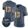 Riley Leonard Jersey #13 No Name Notre Dame Fighting Irish 2024 Shamrock Series Uniform College Football