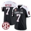 Spencer Rattler Jersey #7 South Carolina Gamecocks Football 1980 Throwback Vapor Limited Black Alternate