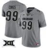 Shane Cokes Jersey #99 Colorado Buffaloes 2024 Vapor Limited NCAA Football Gray 5 Shane Cokes Jersey #99 Colorado Buffaloes 2024 Vapor Limited NCAA Football Gray
