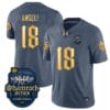 Steve Angeli Jersey #18 With Name Notre Dame Fighting Irish 2024 Shamrock Series Uniform College Football