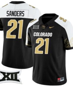 Shilo Sanders Jersey #21 Colorado Buffaloes 2024 Vapor Limited NCAA Football Black Alternate