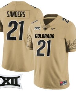 Colorado Buffaloes 2024 Vapor Limited NCAA Football Gold
