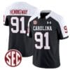 Tonka Hemingway Jersey #91 South Carolina Gamecocks Football 1980 Throwback Vapor Limited SEC Patch Black Alternate 4 Tonka Hemingway Jersey #91 South Carolina Gamecocks Football 1980 Throwback Vapor Limited SEC Patch Black Alternate