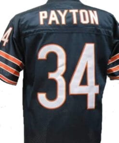 Walter Payton Jersey Chicago Bears Custom Throwback Football Navy