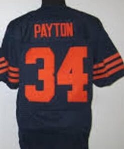 Walter Payton Jersey Chicago Bears Custom Throwback Football Whate
