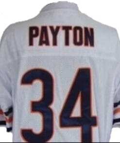 Walter Payton Jersey Chicago Bears Custom Throwback Football White