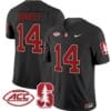 Ashton Daniels Jersey #14 Stanford Cardinal Vapor Limited College Football Stitched Black