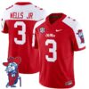 Antwane Wells Jr Jersey #3 Ole Miss Rebels Vapor Limited College Football Stitched Red Alternte