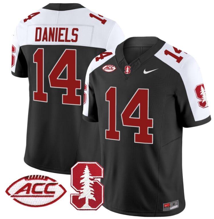 Ashton Daniels Jersey #14 Stanford Cardinal Vapor Limited College Football Stitched Black Alternate 8 Ashton Daniels Jersey #14 Stanford Cardinal Vapor Limited College Football Stitched Black Alternate