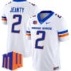 Ashton Jeanty Jersey #2 Boise State Broncos Vapor Limited College Football Stitched White