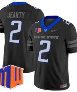 Ashton Jeanty Jersey #2 Boise State Broncos Vapor Limited College Football Stitched Black