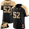 Austin Hill Jersey #52 Army Black Knights Jersey Rocky The Bulldog Patch Vapor Limited College Football Stitched Black Alternate