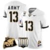 Bryson Daily Jersey #13 Army Black Knights Vapor Limited College Football Stitched White