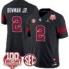 Billy Bowman Jr Jersey #2 Oklahoma Sooners 100th Anniversary Patch Vapor Limited College Football Stitched Black