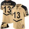 Bryson Daily Jersey #13 Army Black Knights Jersey Rocky The Bulldog Patch Vapor Limited College Football Stitched Gold Alternate