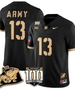 Bryson Daily Jersey #13 Army Black Knights Vapor Limited College Football Stitched Black
