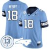 Bryson Nesbit Jersey #18 North Carolina Tar Heels Vapor College Football Stitched Alternate Blue