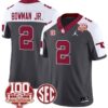 Billy Bowman Jr Jersey #2 Oklahoma Sooners 100th Anniversary Patch Vapor Limited College Football Stitched Althracite Alternate