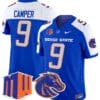 Cameron Camper Jersey #9 Boise State Broncos Vapor Limited College Football Stitched Royal Alternate