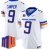 Cameron Camper Jersey #9 Boise State Broncos Vapor Limited College Football Stitched White
