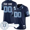 Custom North Carolina Tar Heels Jersey Name and Number Vapor College Football Stitched Navy