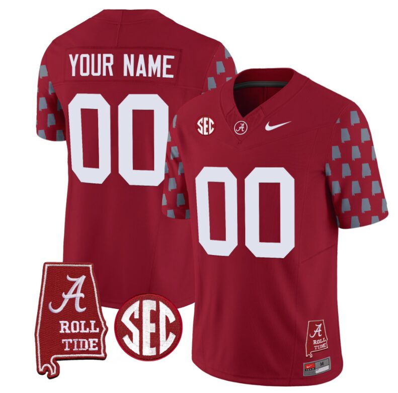 Custom Alabama Crimson Tide Jersey Name and Number Vapor College Football Limited Stitched Crimson 8 Custom Alabama Crimson Tide Jersey Name and Number Vapor College Football Limited Stitched Crimson