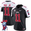 Chris Paul Jr Jersey #11 Ole Miss Rebels Vapor Limited College Football Stitched Black Alternate 4 Chris Paul Jr Jersey #11 Ole Miss Rebels Vapor Limited College Football Stitched Black Alternate