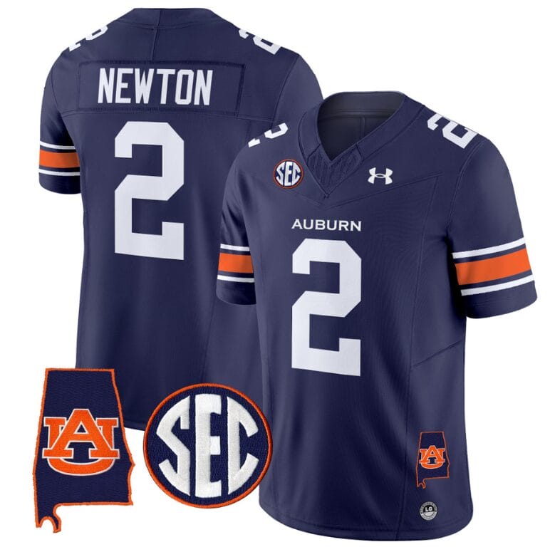 Cam Newton Jersey #2 Auburn Tigers SEC Patch Vapor Limited College Football Stitched Navy 8 Cam Newton Jersey #2 Auburn Tigers SEC Patch Vapor Limited College Football Stitched Navy