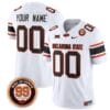 Custom Oklahoma State Cowboys Jersey Name and Number Leslie O'neal Patch Vapor Limited College Football Stitched White
