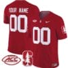Custom Stanford Cardinal Jersey Name and Number Vapor Limited College Football Stitched Crimson a