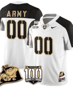 Custom Army Black Knights Jersey Name and Number Vapor Limited College Football Stitched White Alternate