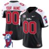 Custom Ole Miss Rebels Jersey Name and Number Vapor Limited College Football Stitched Black Alternate