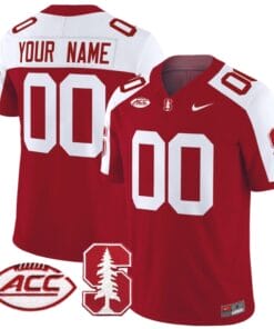 Custom Stanford Cardinal Jersey Name and Number Vapor Limited College Football Stitched Crimson Alternate