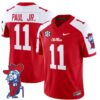Chris Paul Jr Jersey #11 Ole Miss Rebels Vapor Limited College Football Stitched Red Alternate