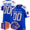 Custom Boise State Broncos Jersey Name and Number Vapor Limited College Football Stitched Royal Alternate