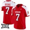 Cameron Rising Jersey #7 Utah Utes Vapor Limited College Football Stitched Red Alternate 4 Cameron Rising Jersey #7 Utah Utes Vapor Limited College Football Stitched Red Alternate