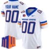 Custom Boise State Broncos Jersey Name and Number Vapor Limited College Football Stitched White