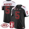 Christian McCaffrey Jersey #5 Stanford Cardinal Vapor Limited College Football Stitched Black Alternate 5 Christian McCaffrey Jersey #5 Stanford Cardinal Vapor Limited College Football Stitched Black Alternate