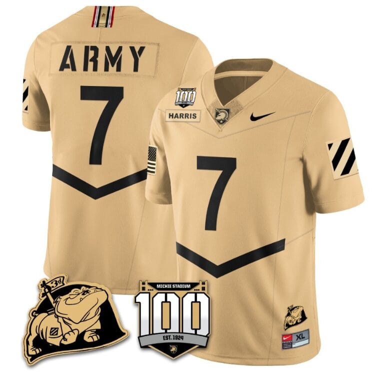 Champ Harris Jersey #7 Army Black Knights Vapor Limited College Football Stitched Gold 8 Champ Harris Jersey #7 Army Black Knights Vapor Limited College Football Stitched Gold