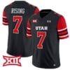 Cameron Rising Jersey #7 Utah Utes Vapor Limited College Football Stitched Black 4 Cameron Rising Jersey #7 Utah Utes Vapor Limited College Football Stitched Black