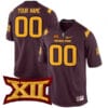 Custom Arizona State Sun Devils Jersey Name and Number College Football Maroon All Stitched