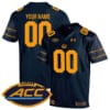 Custom California Golden Bears Jersey Name and Number College Football Navy Home Game All Stitched