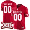 Custom Houston Cougars Jersey Name and Number College Football Alternate Red All Stitched