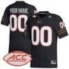 Custom Miami Hurricanes Jersey Name and Number College Football Black Alternate Game All Stitched