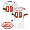 Custom Miami Hurricanes Jersey Name and Number College Football White All Stitched