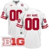 Custom Nebraska Cornhuskers Jersey Name and Number College Football White All Stitched 4 Custom Nebraska Cornhuskers Jersey Name and Number College Football White All Stitched