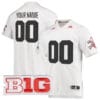 Custom Nebraska Cornhuskers Jersey Name and Number College Football White Premier Strategy All Stitched
