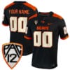 Custom Oregon State Beavers Jersey Name and Number College Football Black Home All Stitched 5 Custom Oregon State Beavers Jersey Name and Number College Football Black Home All Stitched